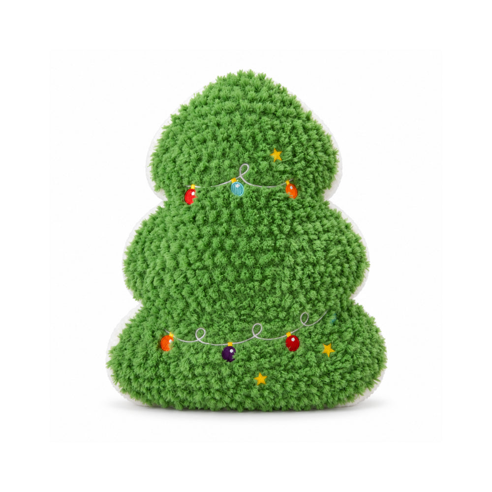 Holly Days Christmas Collection Shaped Cushion - TREE